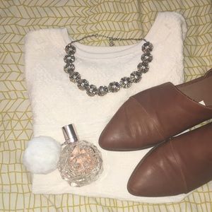 Forever 21 Large Short-Sleeved Textured Top